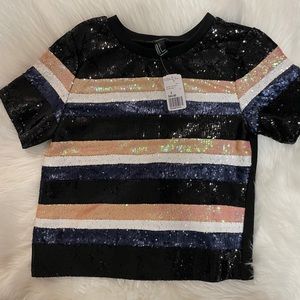 Forever 21 Sequins Top